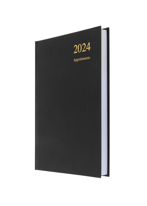 Collins Essential - 2024 Daily Planner - A5 Day to Page with Appointments