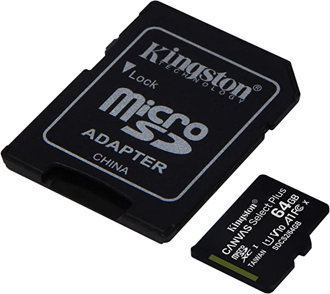 MICSDXC KINGSTON 64GB CANVAS SELECT PLUS