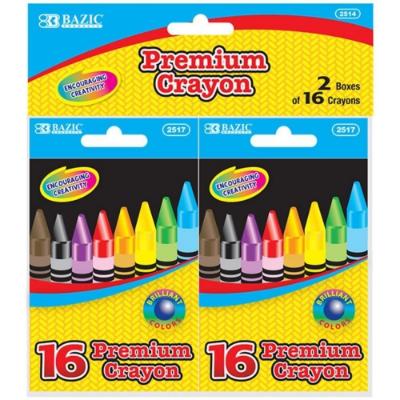 Bazic Premium Crayons (2Pk Of 16Ct)