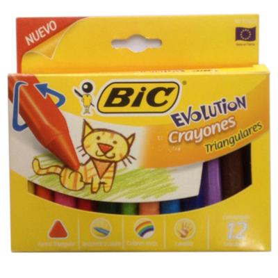 Bic Evolution Triangular Crayons (12Ct)