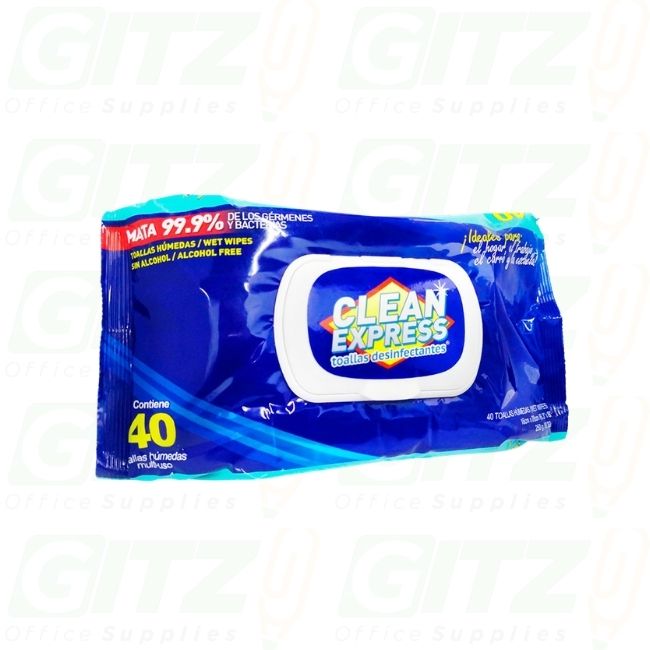 CLEAN EXPRESS WIPES 40CT