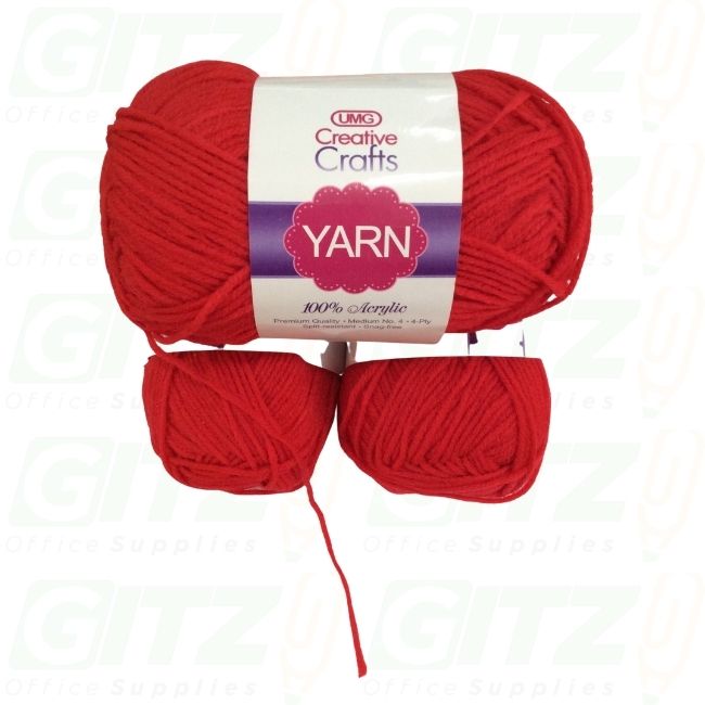 Acrylic Yarn Red