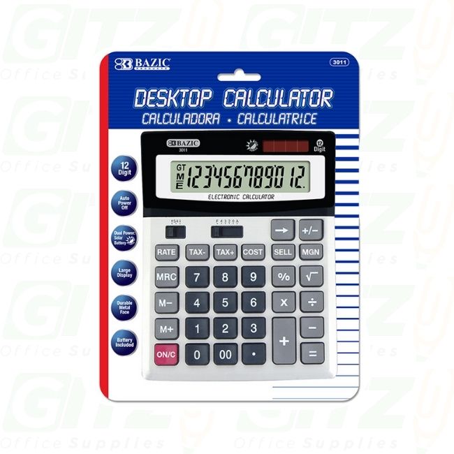 12-Digit Desktop Calculator w/ Profit Calculation & Tax Functions