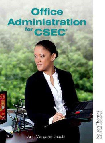 Office Administration For Csec Ann M. Jacobs