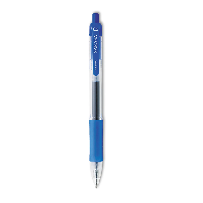 Pens Sarasa Gel Blue 0.5MM Ret Roller Zebra