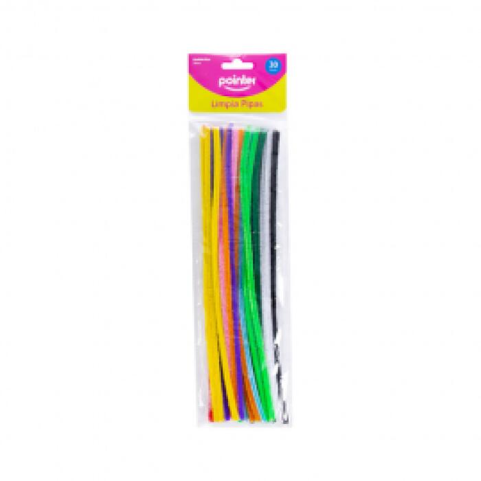 PIPE CLEANER 30CM ASSTD COLORS 30pc POINTER