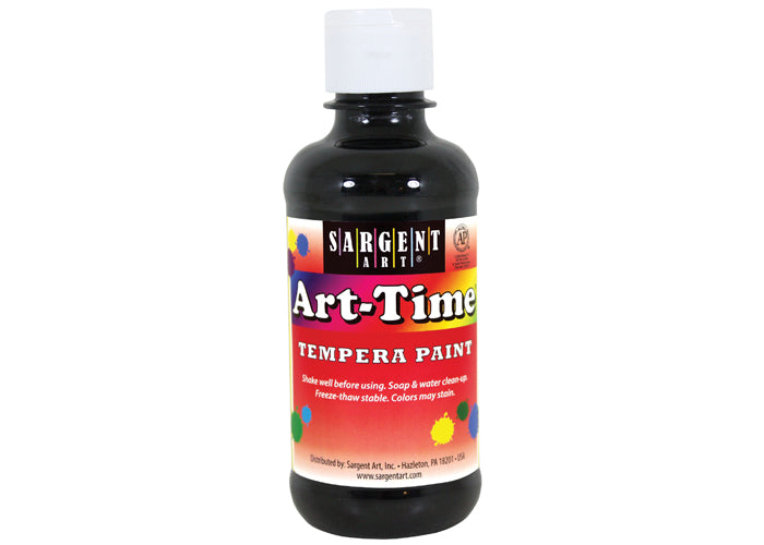 042229763854 PAINT 8oz ART-TIME BLACK SAGENT ART