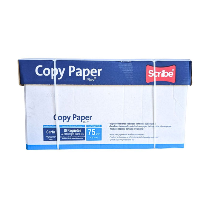 Code Scribe Paper Copy Paper 8.5X11, Scribe 10Rms (1Case) (97% Bright) — GITZ Office Supplies