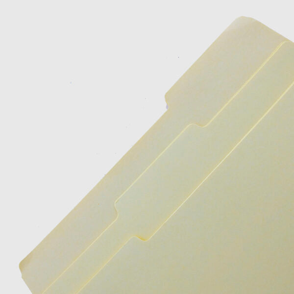 Manila File Folder 1/3 Cut Letter Size (6/Pack) #3103