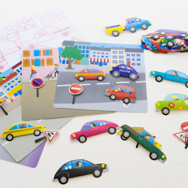 STICKERS CAR SERIES ASSORTED 80/BAG