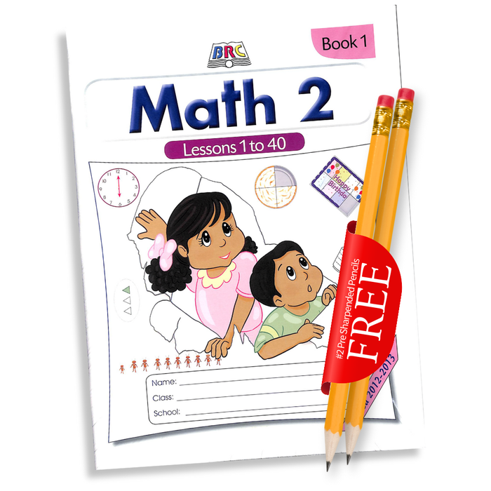 BRC Math 2  ( Infant 2, 3 Books) ( Get 2 Pencil FREE )