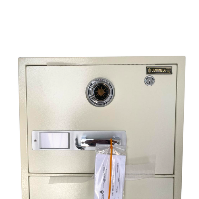 FILING CABINET 4-DRAW FIREPROOF with COMBINATION LOCK AND KEYS — GITZ ...