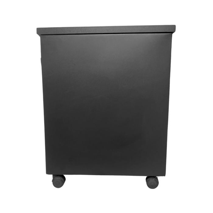 FILING CABINET MOBILE 3-DRAWER BLACK