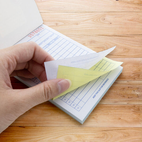 General Purpose Order Book 2-Part Carbonless 3 11/32″ x 5 5/8″ (50 Sets) 5082