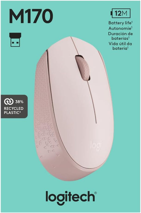 Logitech M170 Wireless Mouse for PC, Mac, Laptop