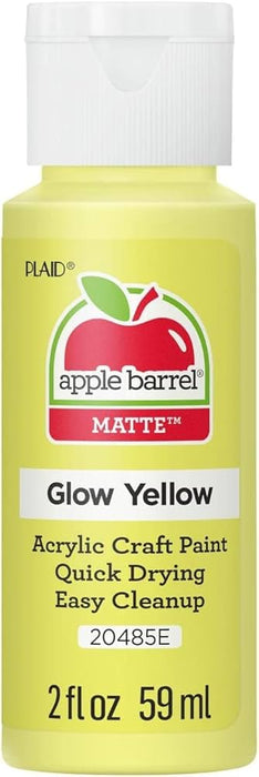 ACRYLIC 2oz MATTE GLOW YELLOW - APPLE BARREL