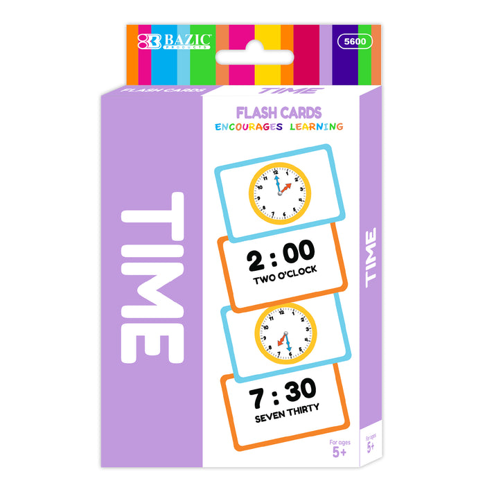 Flash Cards Time (36/Pack) # 5600