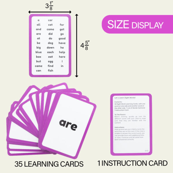 Flash Cards Sight Word (36/Pack) #5602