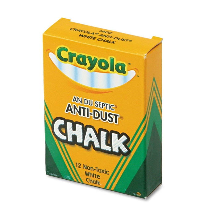 WHITE CHALK 12CT CRAYOLA