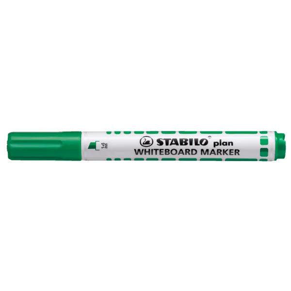 DRY ERASE MARKER GREEN CHISEL TIP-STABILO