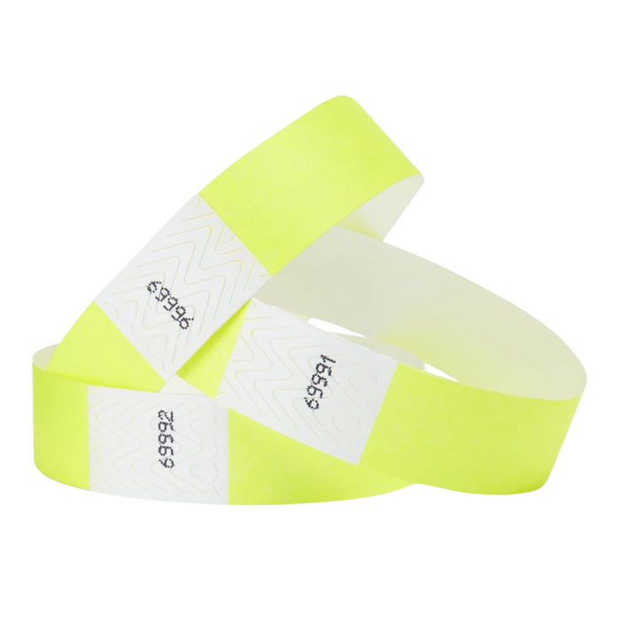 Wristbands for Events – 100 Count – Tamper-Proof Design Prevents Reuse