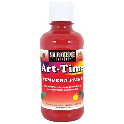 PAINT 8oz ART-TIME RED  -SARGENT