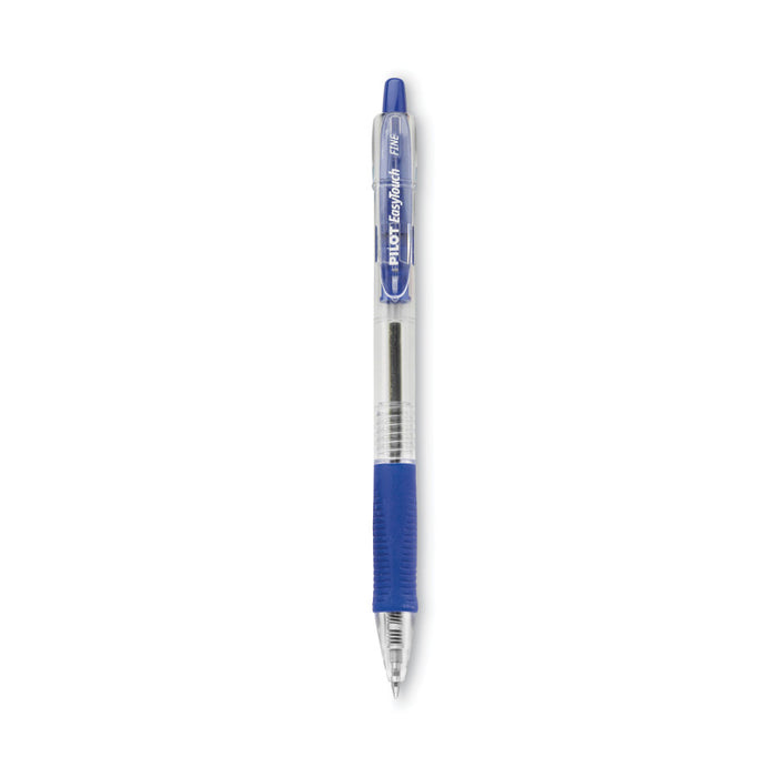 Pilot EasyTouch Ballpoint Pen, Blue Retractable, Fine 0.7 mm