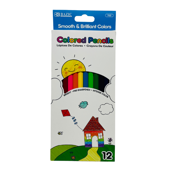 Colored Pencil Bazic 12Pc (765)