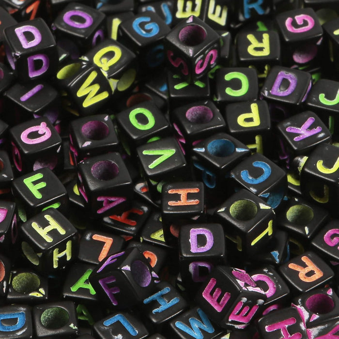 Alphabet Beads 25g 7mm