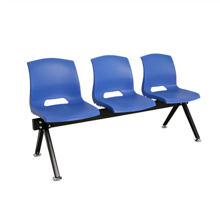 WAITING CHAIR BLUE (SET OF 3 JOINED)