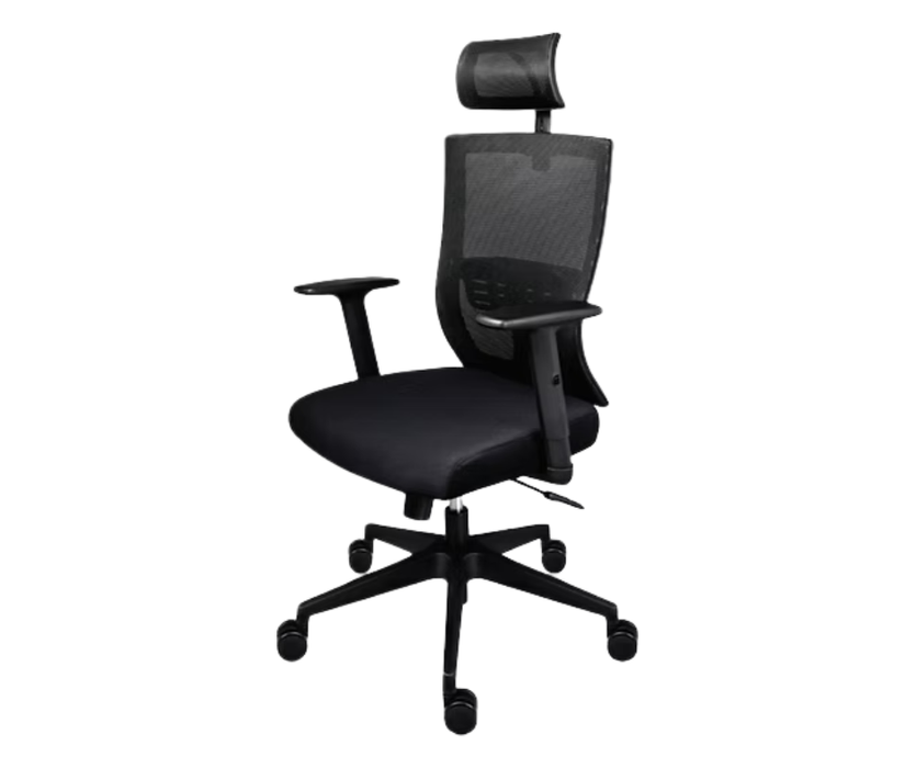 G SERIES MESH BLACK FOOTING ATHENAS + HEADREST