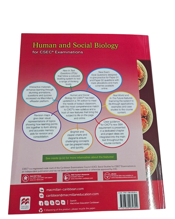 Human & Social Biology Csec Examinations -Phil Gadd