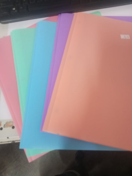 FOLDER 2 POCKET PASTEL PORTFOLIOS BAZIC #2141
