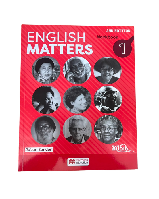 ENGLISH MATTERS STUDENT WORK BOOK 1 2ND EDITION JULIA SANDER