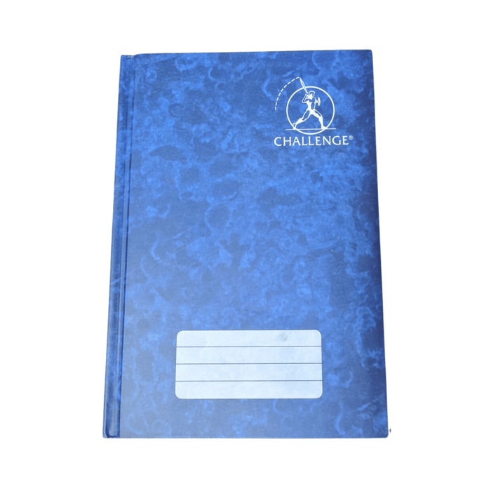 Hard Cover Blue NoteBook A5 Challenge JD