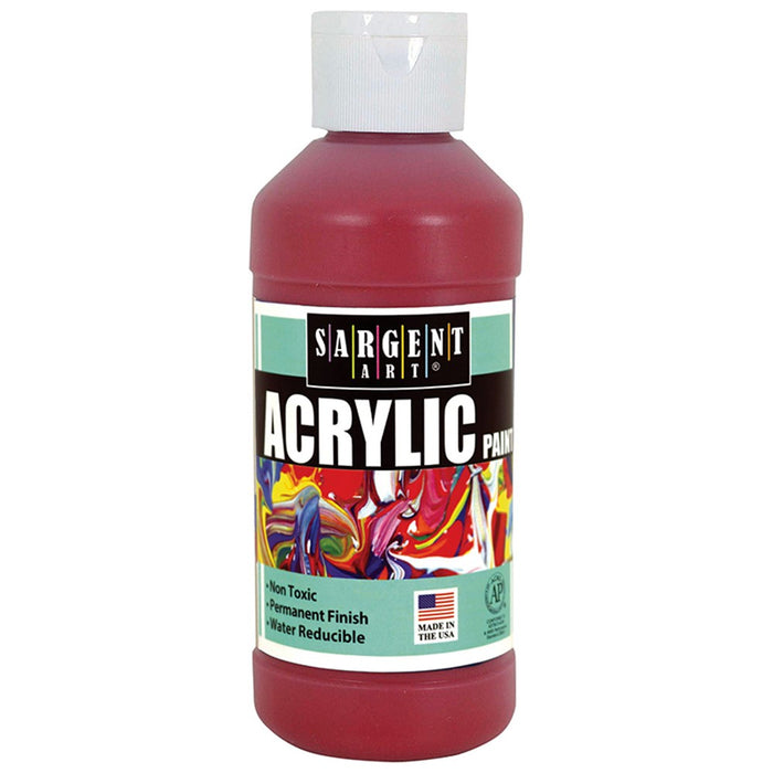 ACRYLIC 8oz RED -SARGENT