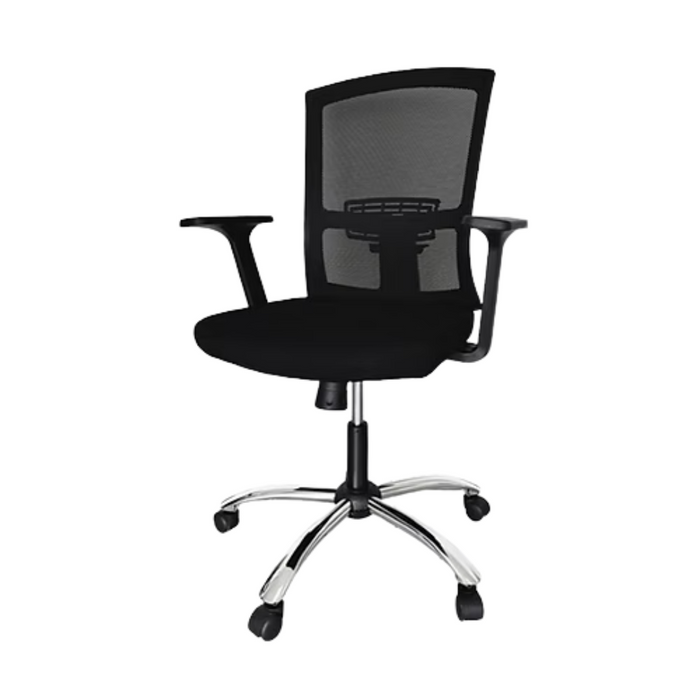 G-SERIES CHAIR OFFICE BLACK CHROME FOOTING