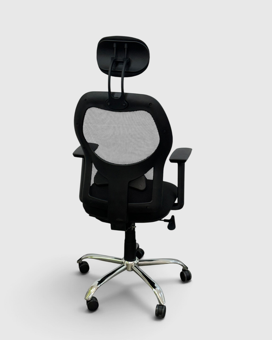 OFFICE CHAIR  MESH BLACK STAR PLUS + FREE HEADREST