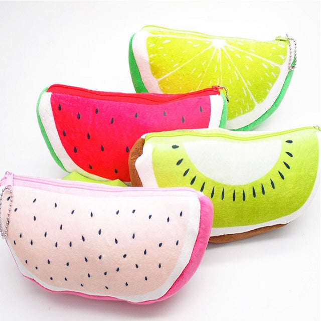 Pencil Pouch Assorted Fruits