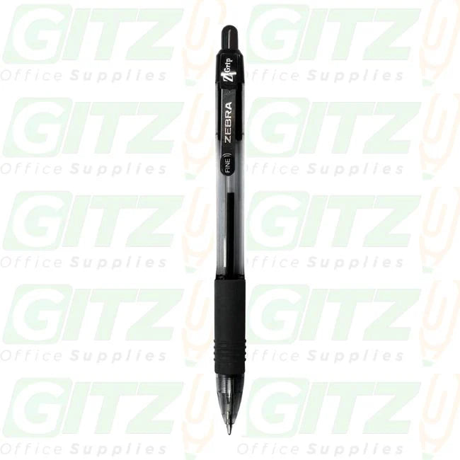 PENS Z-GRIP BP RET .7mm FINE BLACK SINGLE