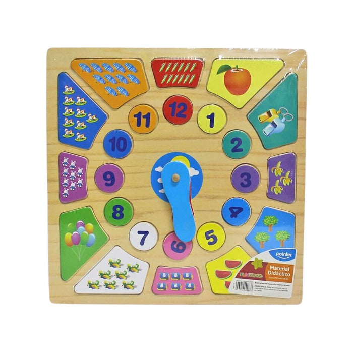 CLOCK WOODEN PRESCHOOL