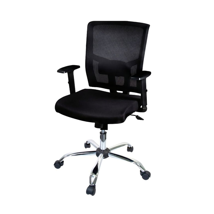 G-SERIES CHAIR OFFICE BLACK WITH ADJUSTABLE LUMBAR SUPPORT