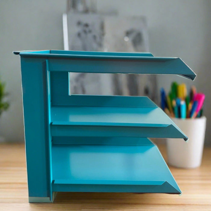 DOCUMENT TRAY 3 TIER METAL