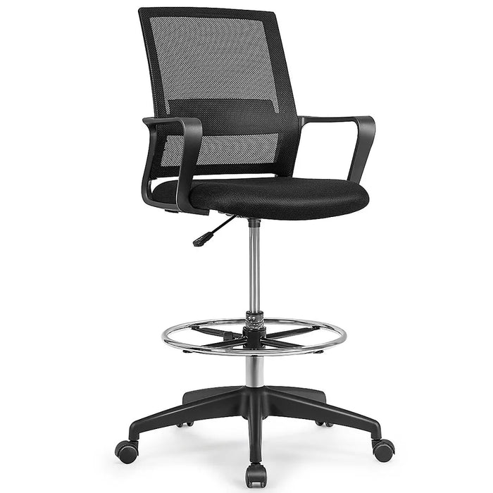 CASHIER CHAIR MESH HIGH BACK WITH ARM & FOOTREST SOHO