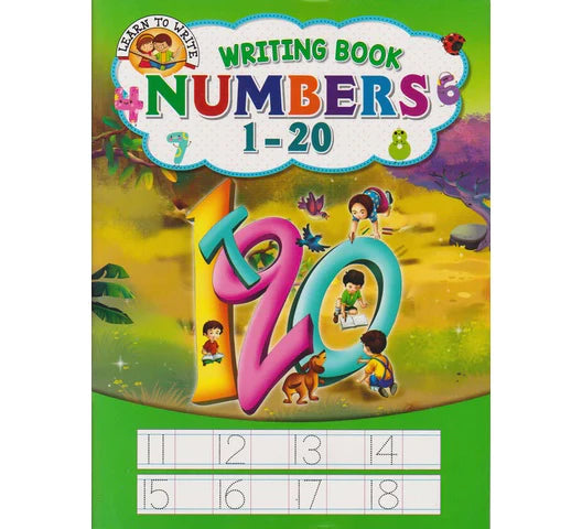 LEARN TO WRITE NUMBERS 1-20