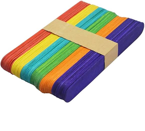 COLORED CRAFT STICKS 50CT