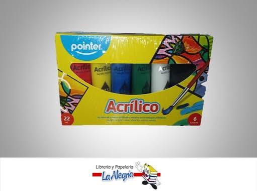 ACRYLIC PAINT 6CT. 22ML POINTER