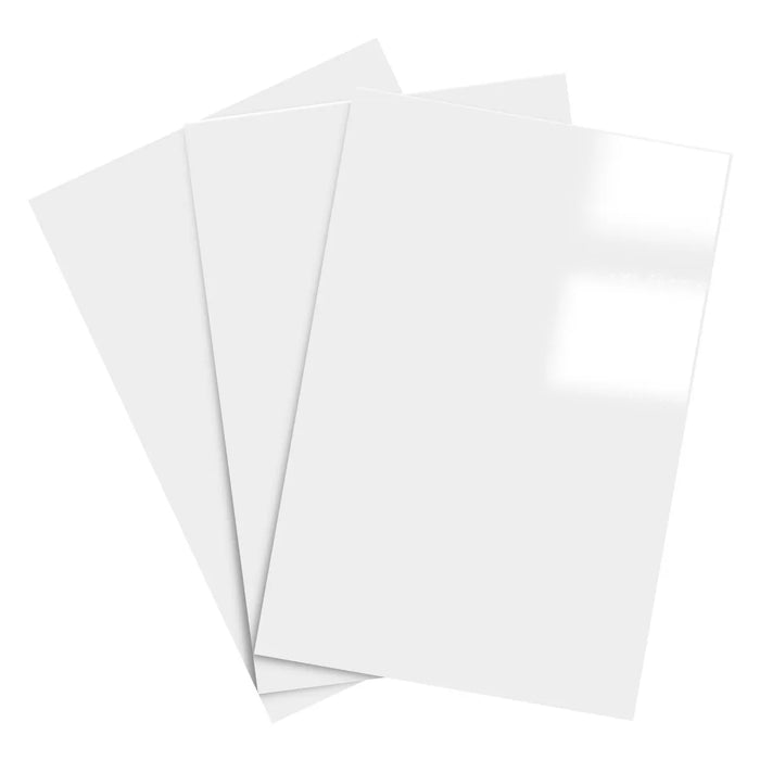 Cardstock Cover Glossy 100# White 50 Ct 8.5x11 Letter Size