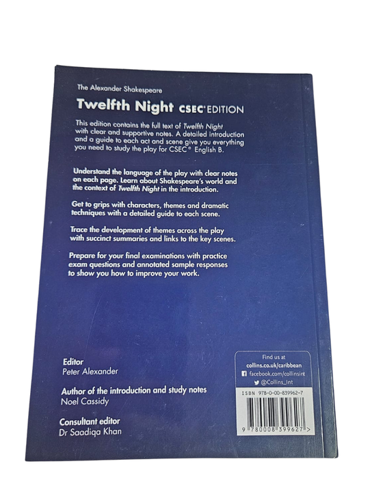 Twelfth Night CSEC Edition - The Alexander Shakespeare