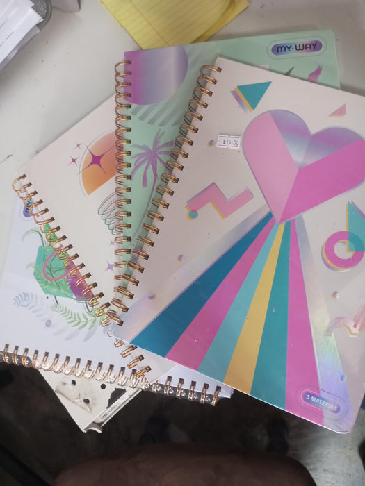 MY.WAY NOTE BOOK SPIRAL 5 SUB.